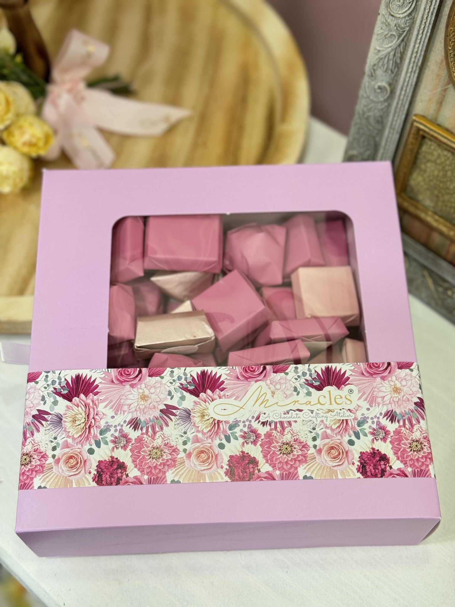 Mixed Chocolate Box - pink