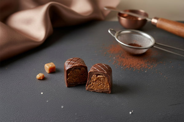 100g Salted Caramel with Feuilletine mix in Milk Chocolate