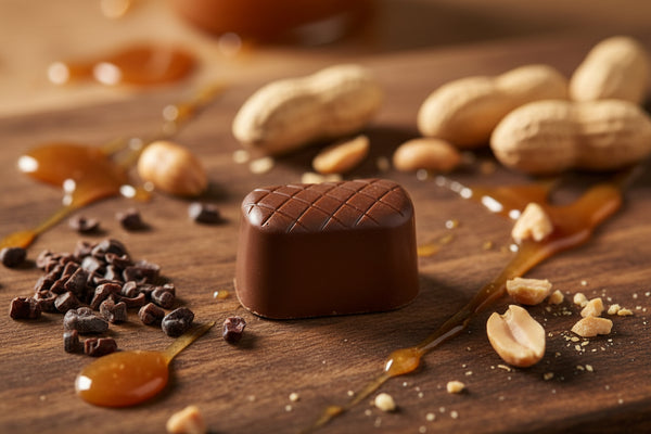 100g caramel peanut butter in milk chocolate