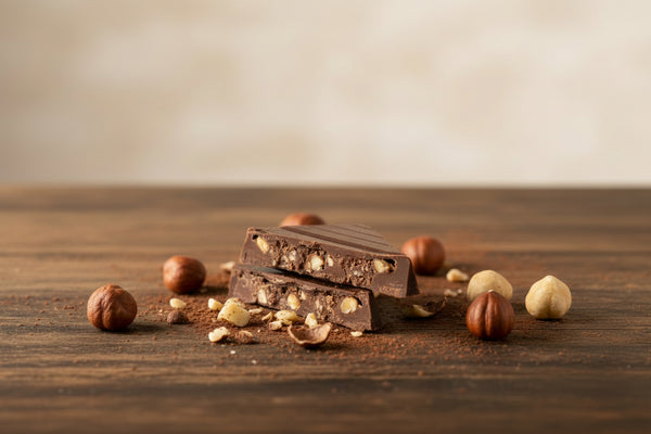 100g crushed nuts Hazelnut Praline in milk chocolate