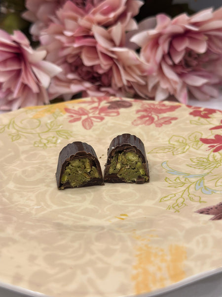 100g Pistachio in dark chocolate 58%